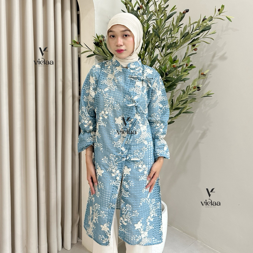 Hafsah outer raya | Outer lebaran kondangan ootd | Vielaa.id