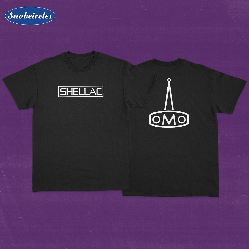 Kaos Band SHELLAC - LOGO Big Black Nirvana Steve Albini Slint T-Shirt Baju Band