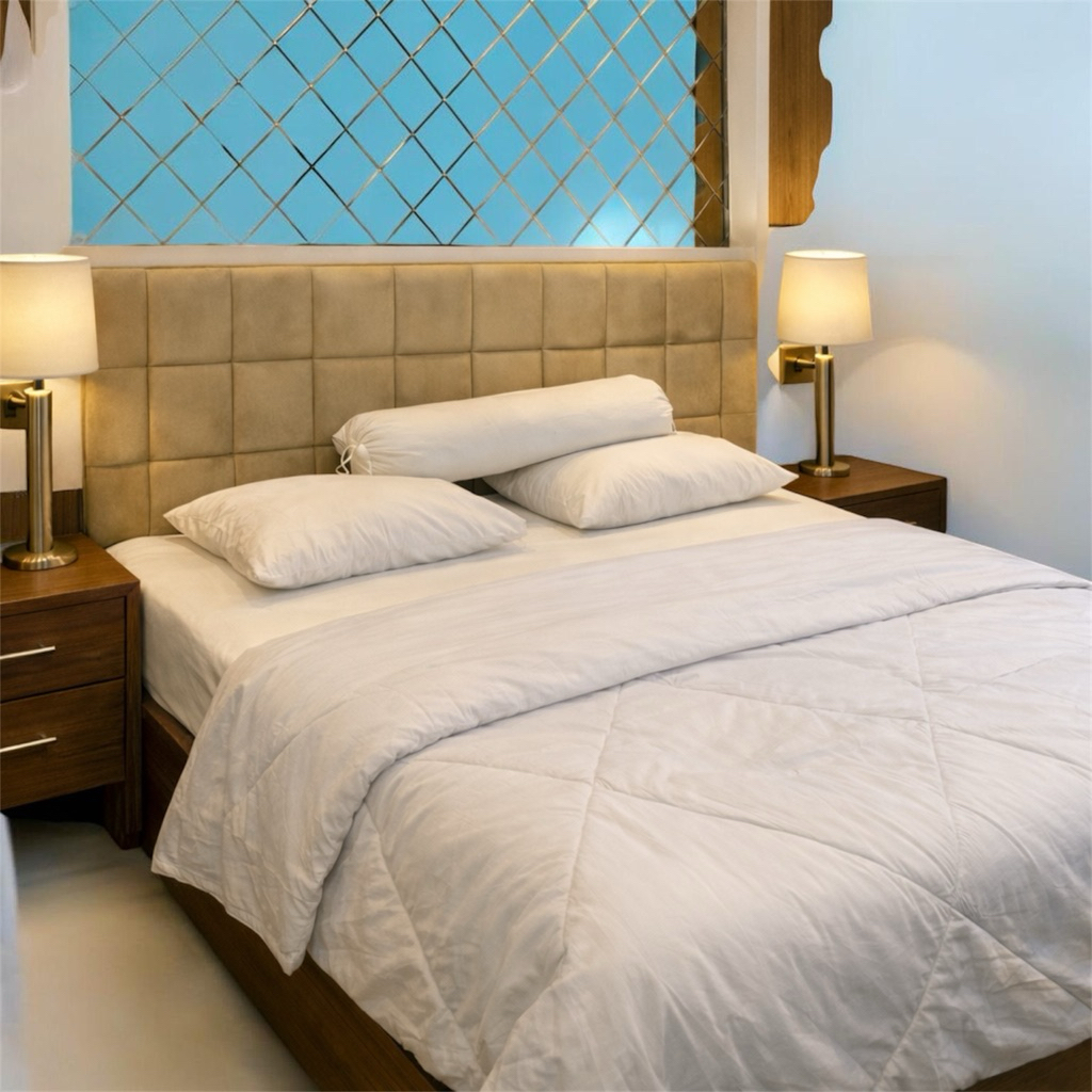 satu paket king koil,bed cover ,duvet cover,sepray,sarung bantal