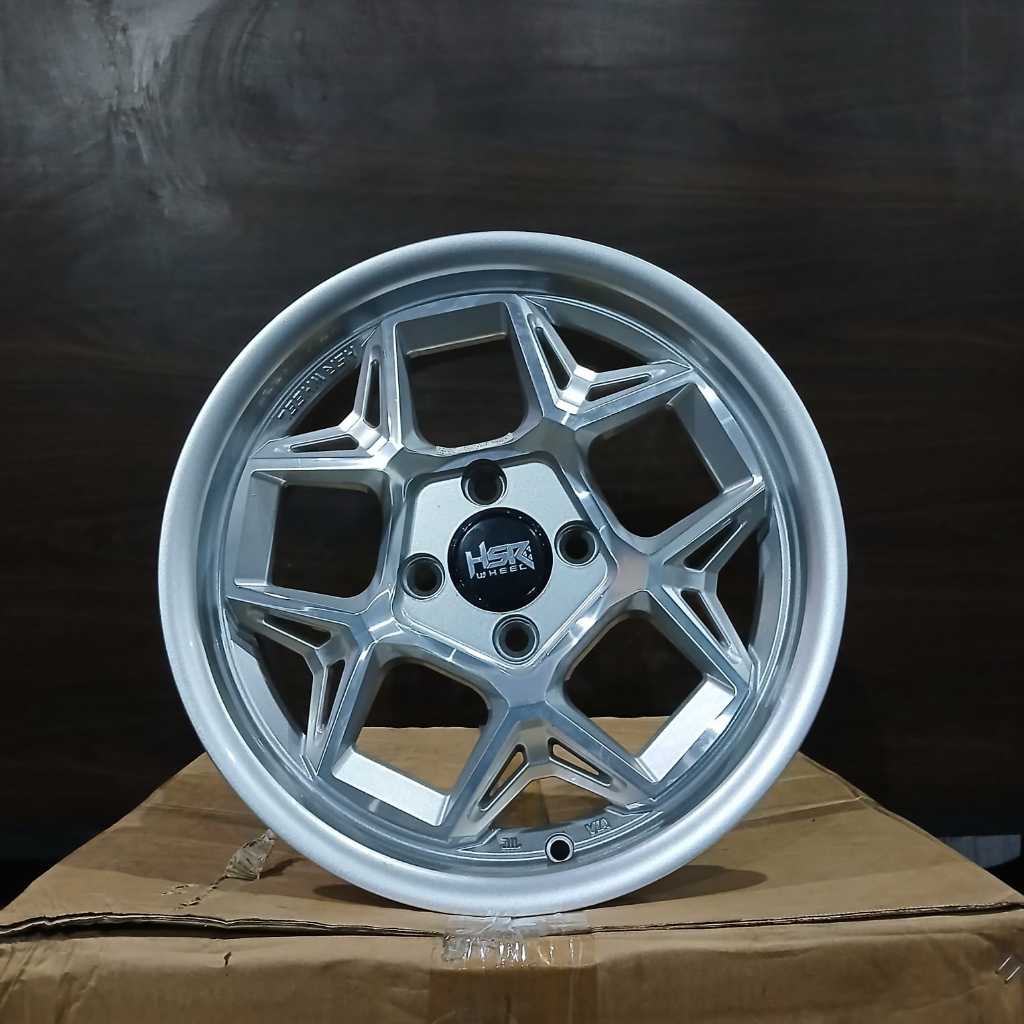 HSR Velg Mobil R15 WASILE HSR R15 || IRON SILVER MACHINE FACE