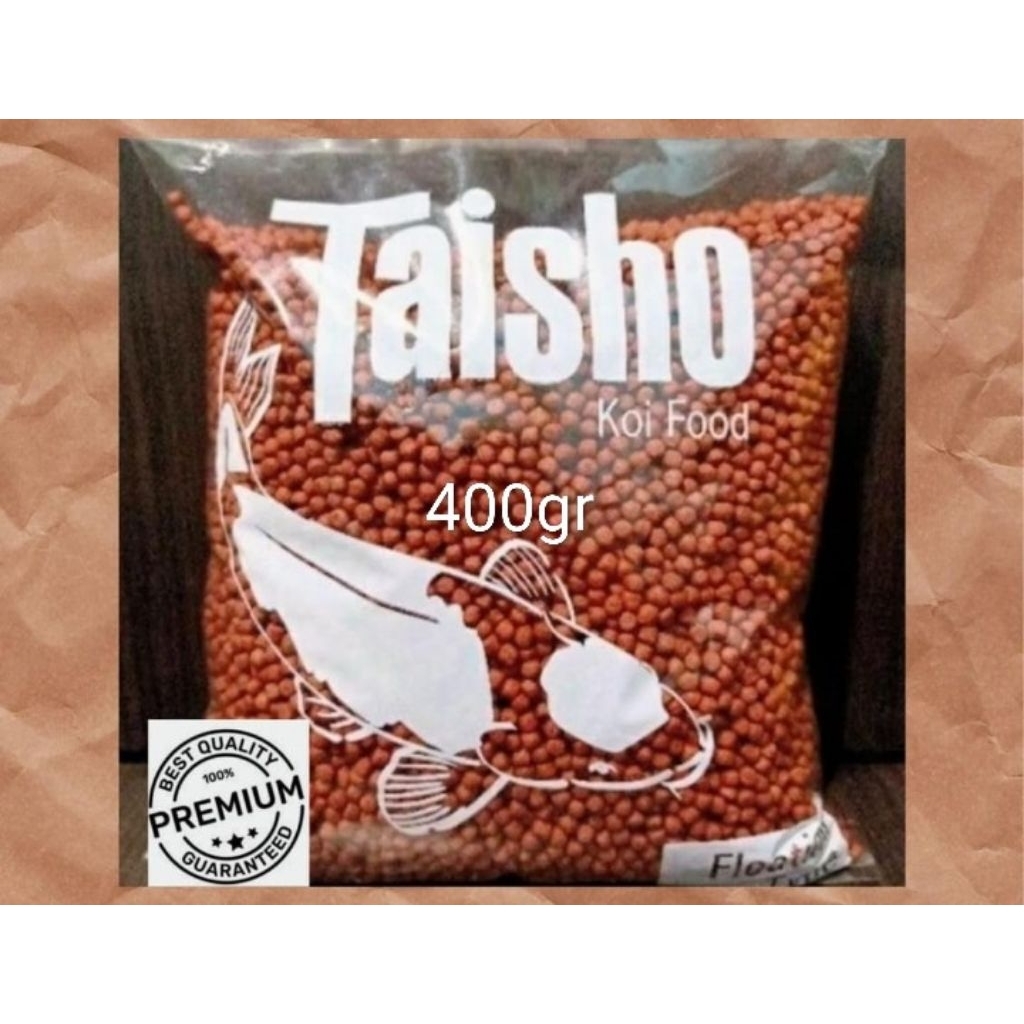 KOI FISH FOOD 400GR | PELET MERAH TAISHO 2MM/5MM | PELET TAISHO KOI