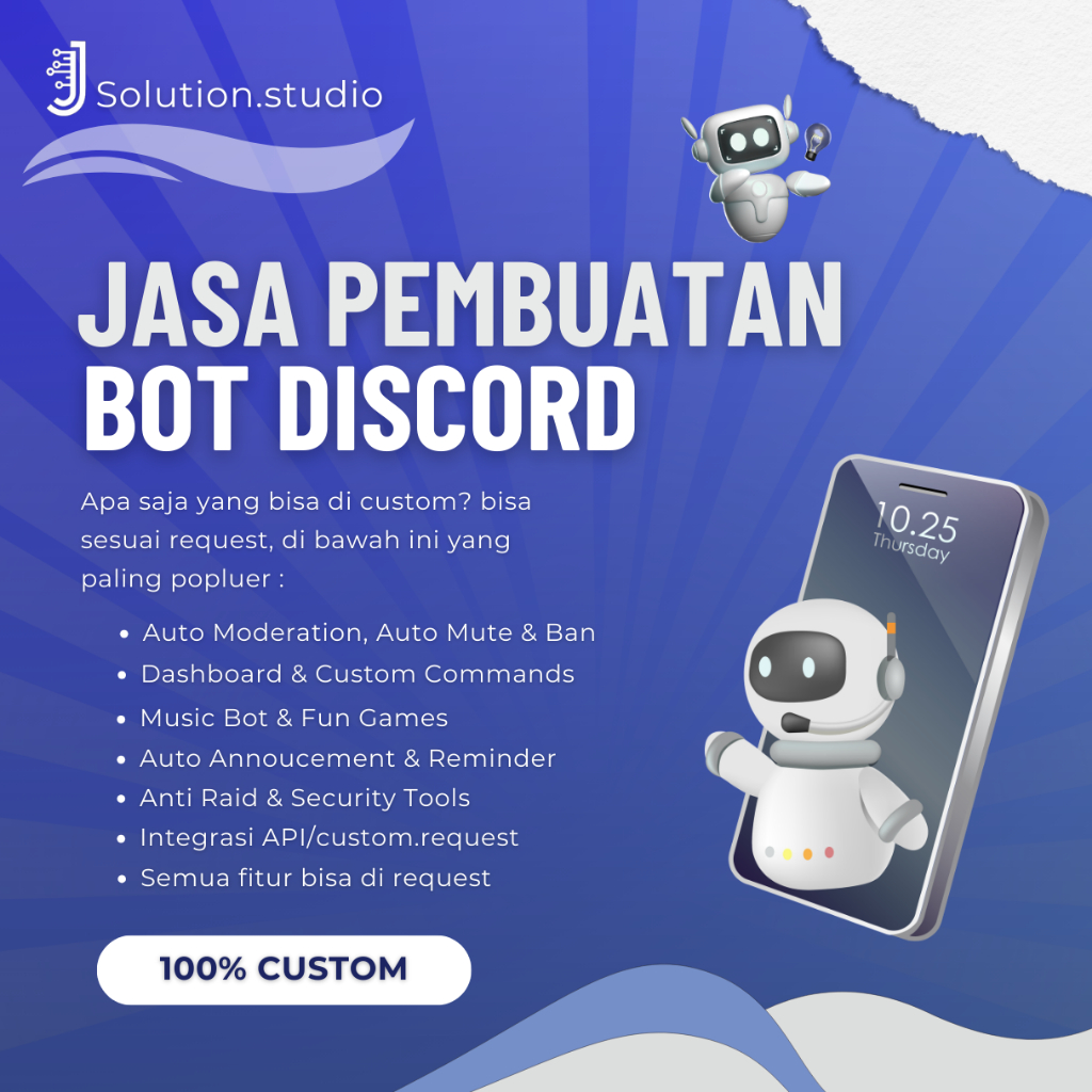 Discord Bot Custom | Jasa Pembuatan Bot Discord