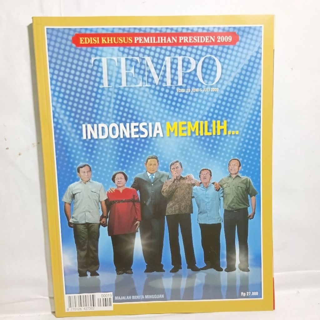 Majalah TEMPO Edisi Khusus Pemilihan Presiden 2009
