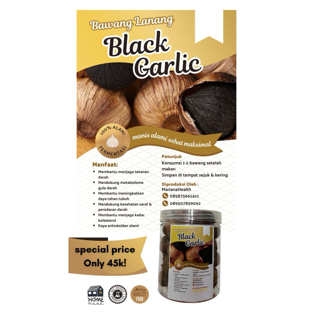 Bawang Lanang Black Garlic