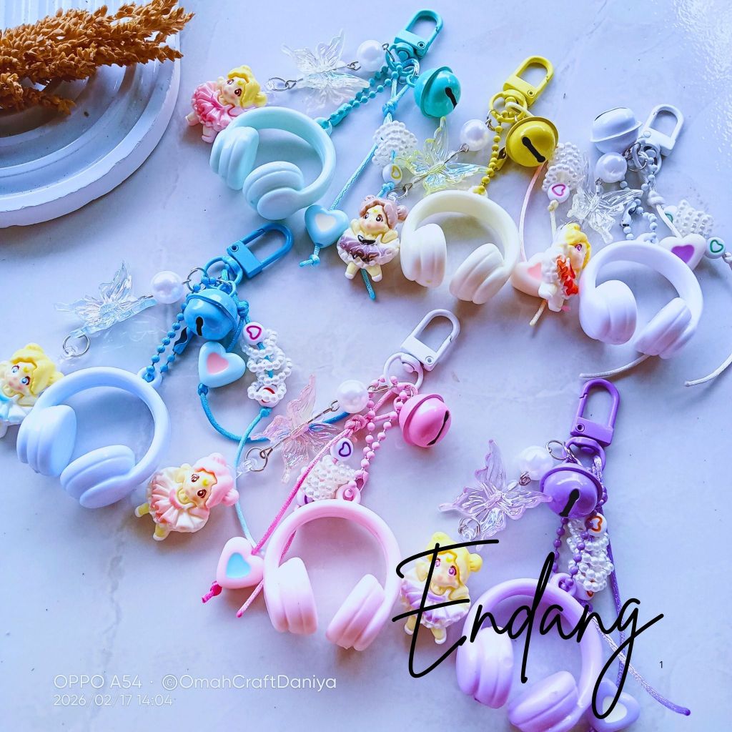 Gantungan Tas Aesthetic Azzahra/Bag Chram Azzahra/Gantungan Kunci Azzahra Unik