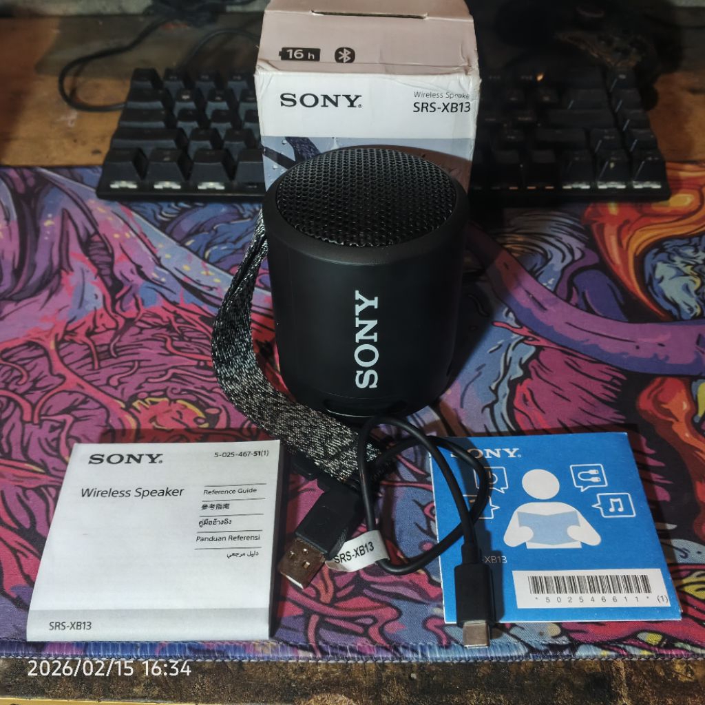 (2nd) sony srs xb13 original like new bluetooth speaker