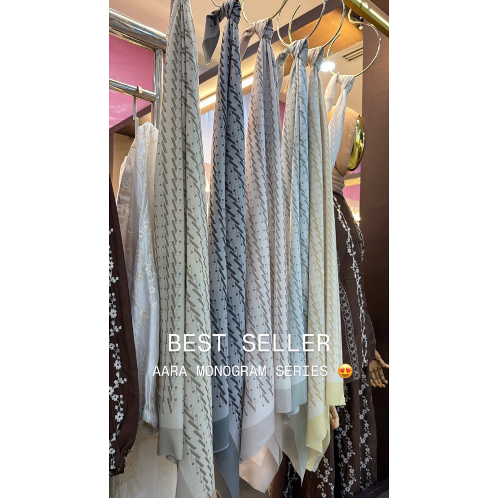 AARA MONOGRAM SERIES ARASCARF