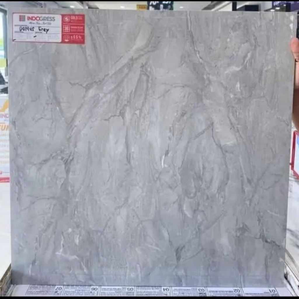 Granit lantai glazed polish 60×60 | domus grey