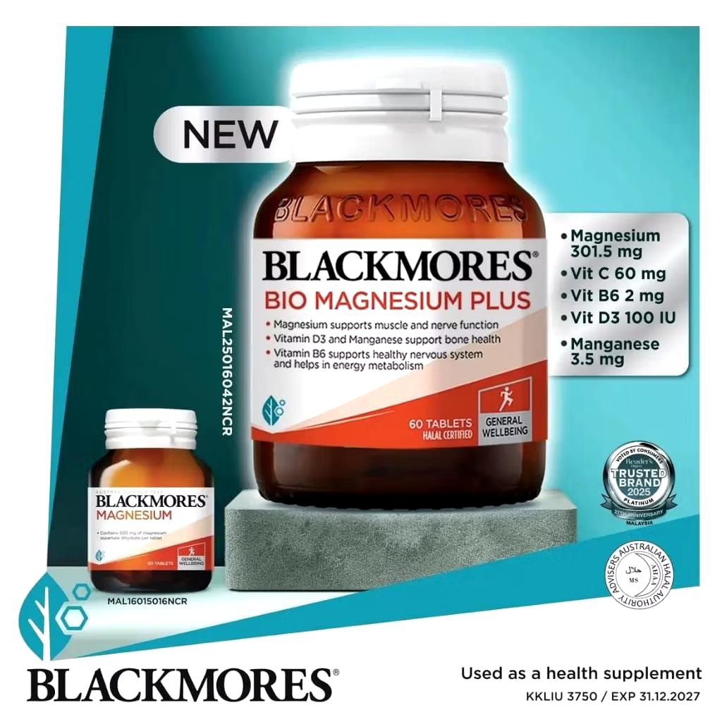 Blackmores Bio Magnesium isi 60 Original