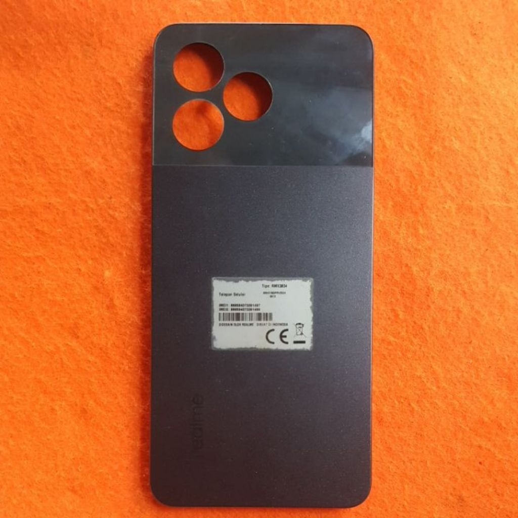 BACDOR TUTUP BELAKANG REALME NOT 50 MULUS ORIGINAL COPOTAN