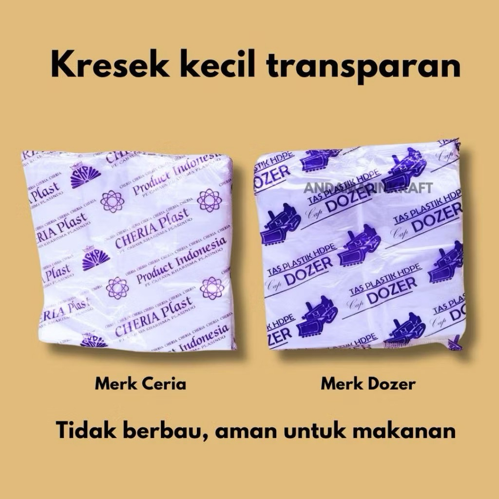 kresek bening dozer aman buat  jm