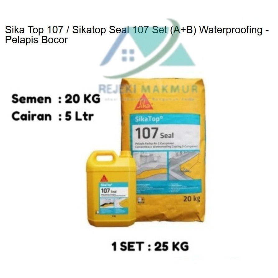 Sika Top 107 / Sikatop Seal 107 Set (A+B) Waterproofing