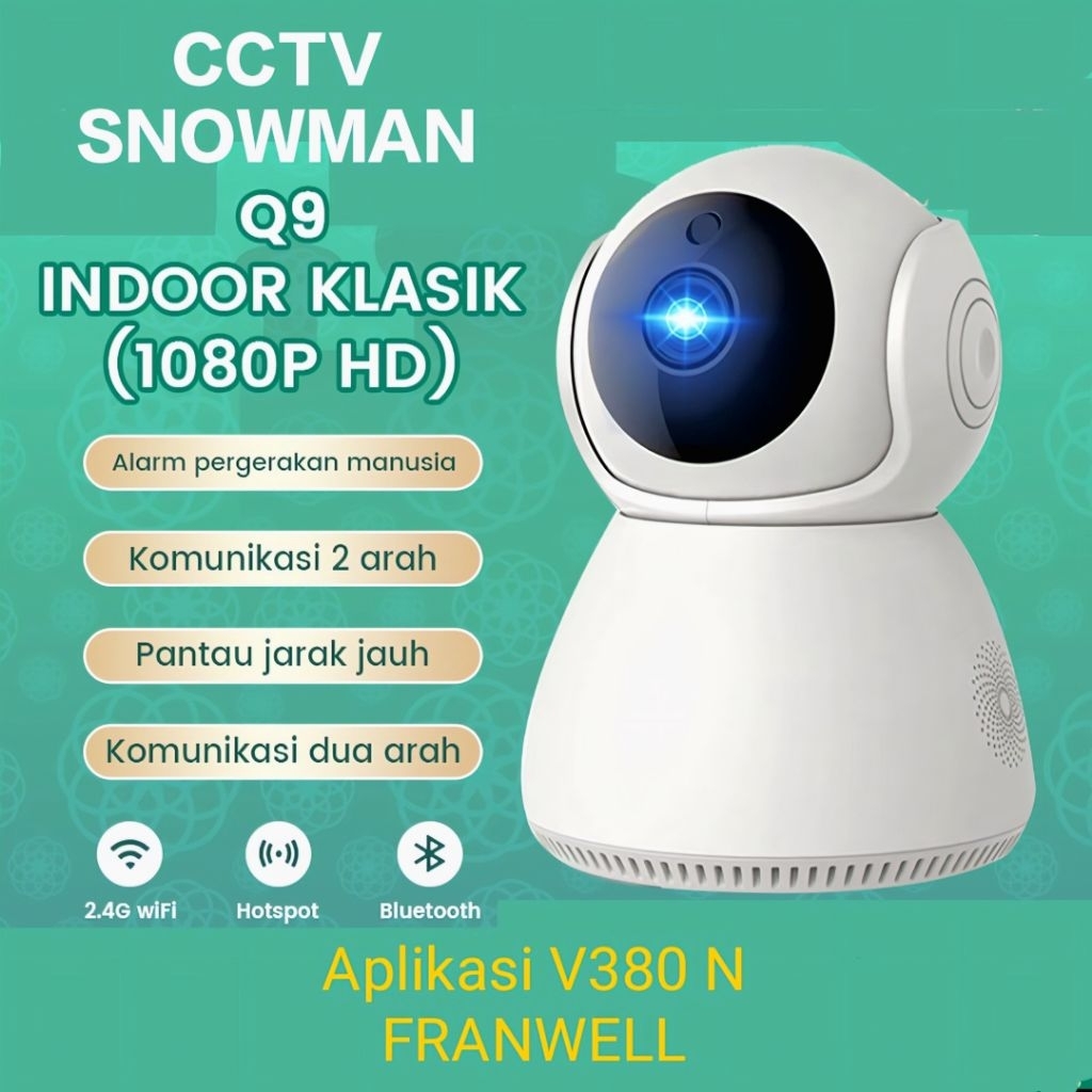 Cctv Snowman V380 Pro Konek HP Pantau Jarak Jauh