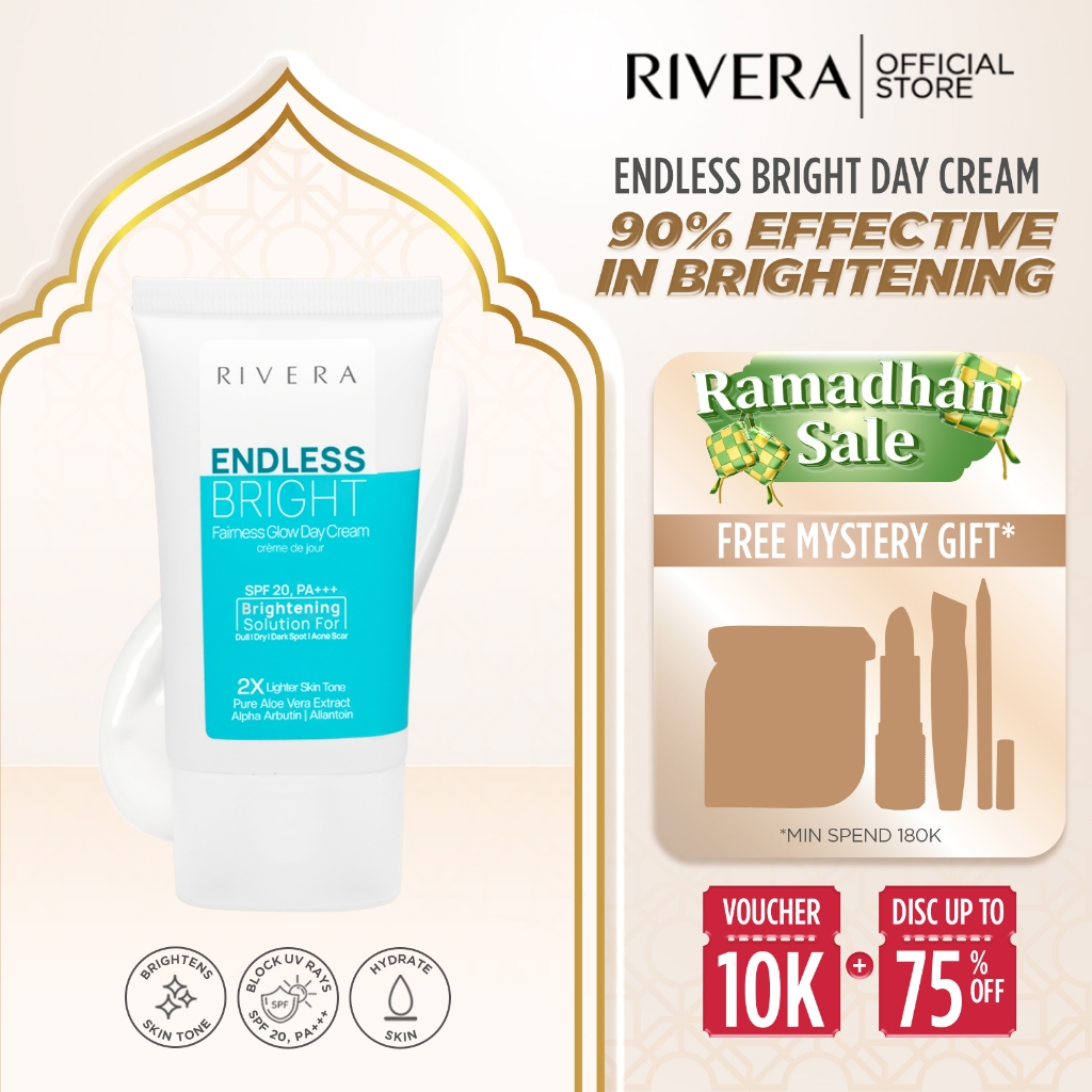 Rivera - Endless Bright Fairness Glow Day Cream - (DP 2) - SPF 20+++
