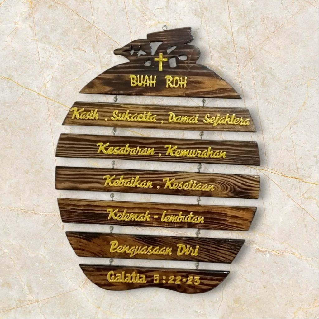 Gantungan / Hiasan Dinding Buah Buah Roh