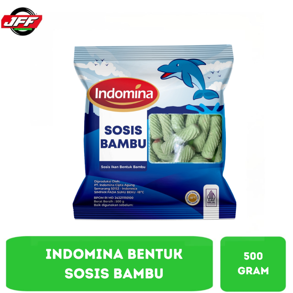 Olahan Ikan Indomina 500gr Bentuk  Sosis Bambu