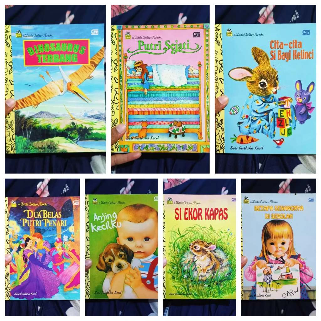 Paket Buku Cerita Dongeng Anak Lawas nan Klasik dengan Cerita Menarik dan Ilustrasi Cantik Seri Pust