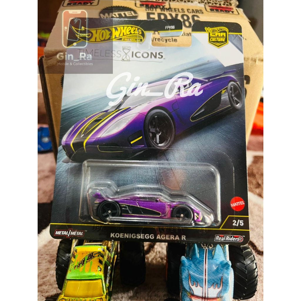 Hot Wheels Premium Timeless Icon Koenigsegg Agera R Ungu