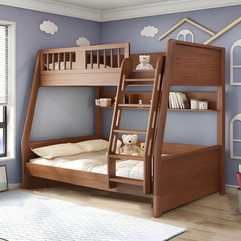 Dipan Minimalis Tingkat Kayu Jati Perhutani Solid