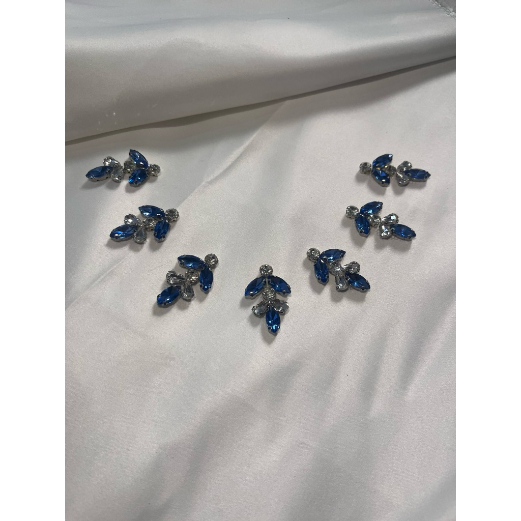 Payet Rangkai Kristal Cangkang Mewah