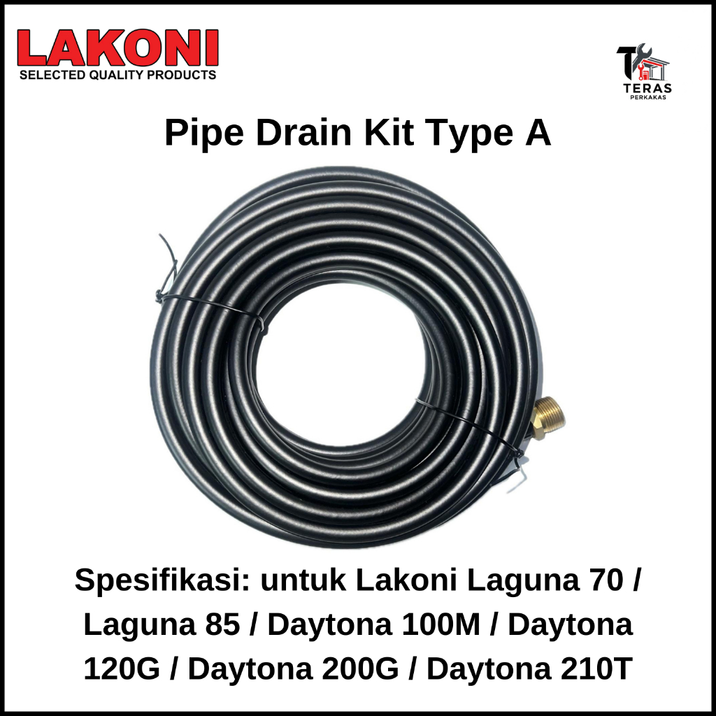 LAKONI Pipa Pembuangan (Pipe Drain Kit) untuk Lakoni Laguna 70 / Laguna 85 / Daytona 100M / Daytona 
