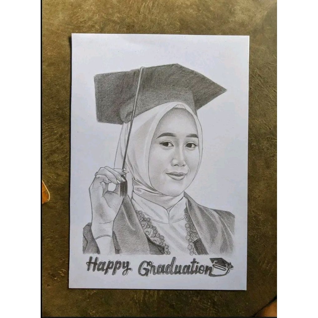 Kado Unik Buat Pacar Sketsa Wajah Semi Realistik A4 Hitam Putih Untuk Kado Dan Hadiah Anniversary Ul