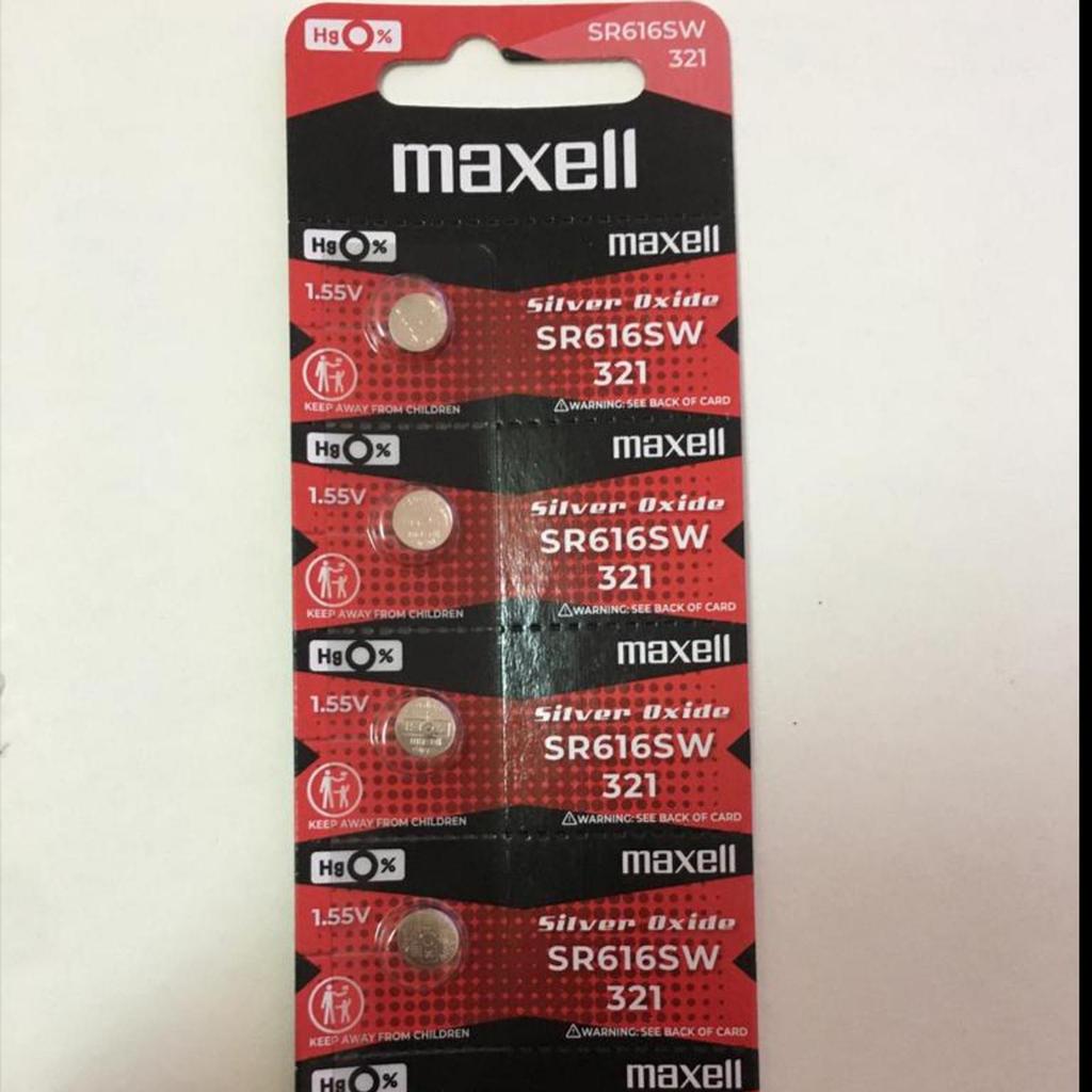 Baterai maxell 321 sr616 baterai jam tangan