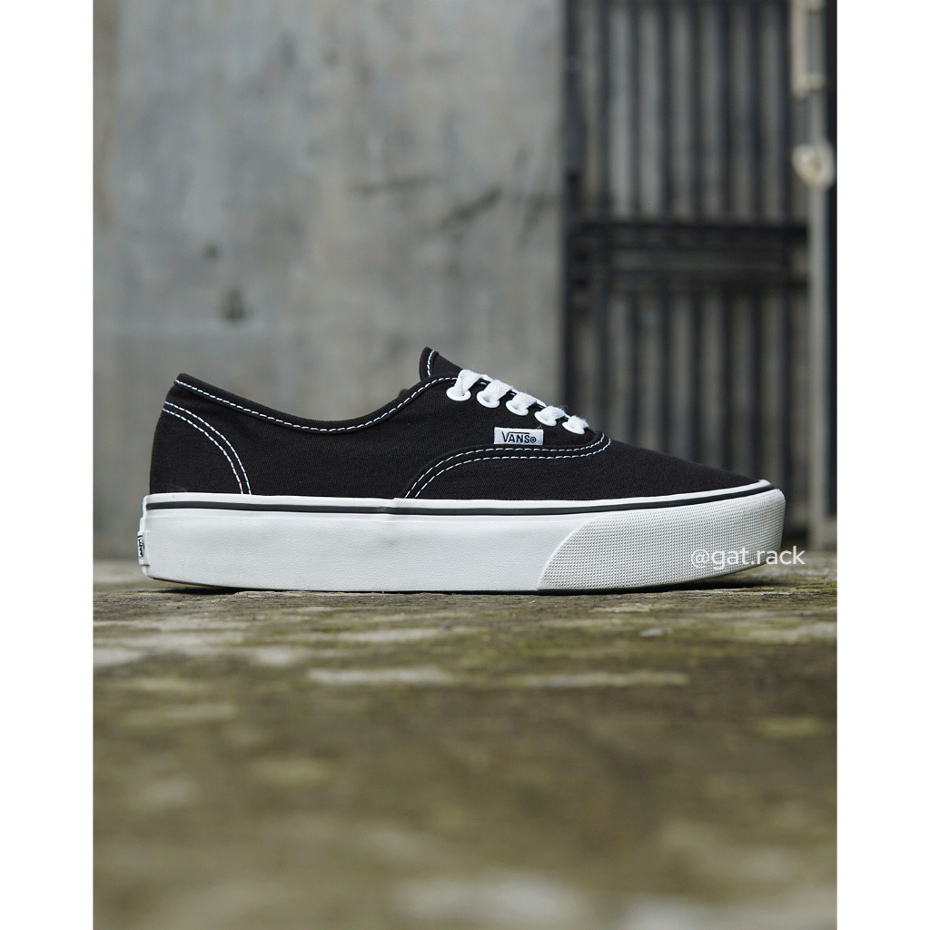 VANS AUTHENTIC PLATFORM BW Size 40.5 / 26 cm Second 100% Original - GR00041