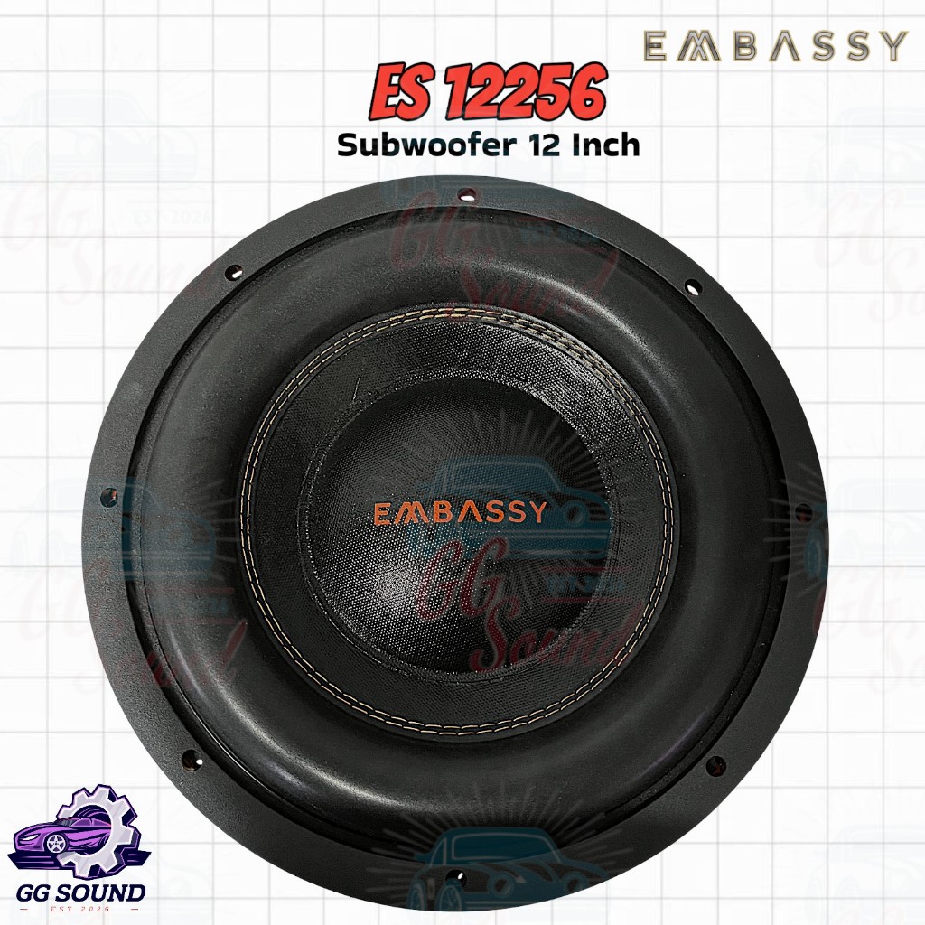 SUBWOOFER EMBASSY 12INCH EM 12256 DOUBLE MAGNET BESAR