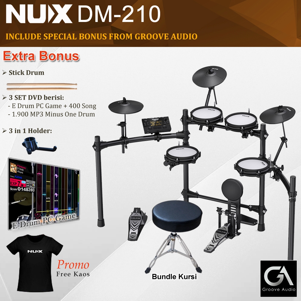 NUX DM210 / DM 210 / DM-210 Drum Elektrik / Electric Drum