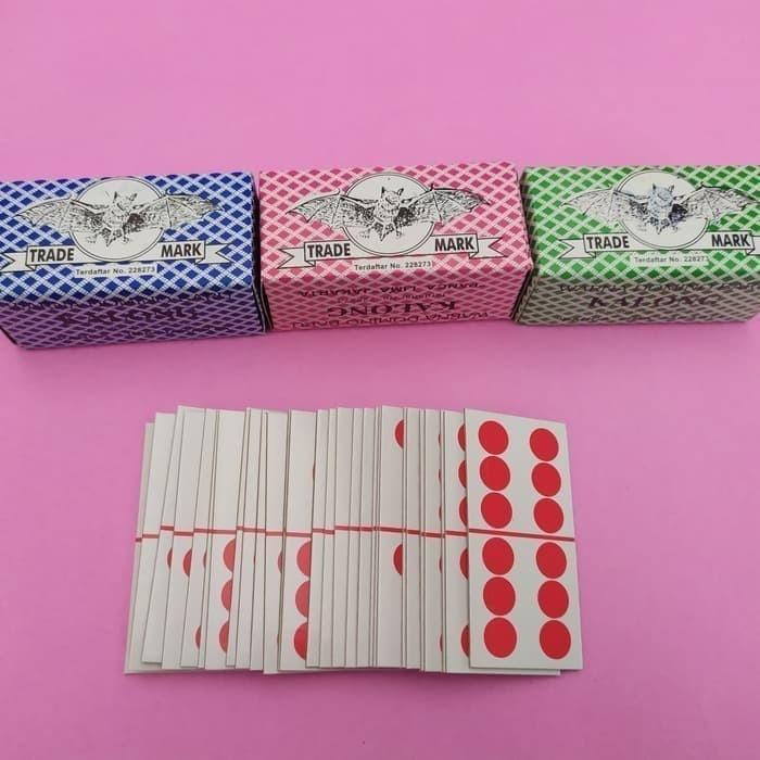 Mainan Kartu Domino Gaple Kalong Hitam Awet