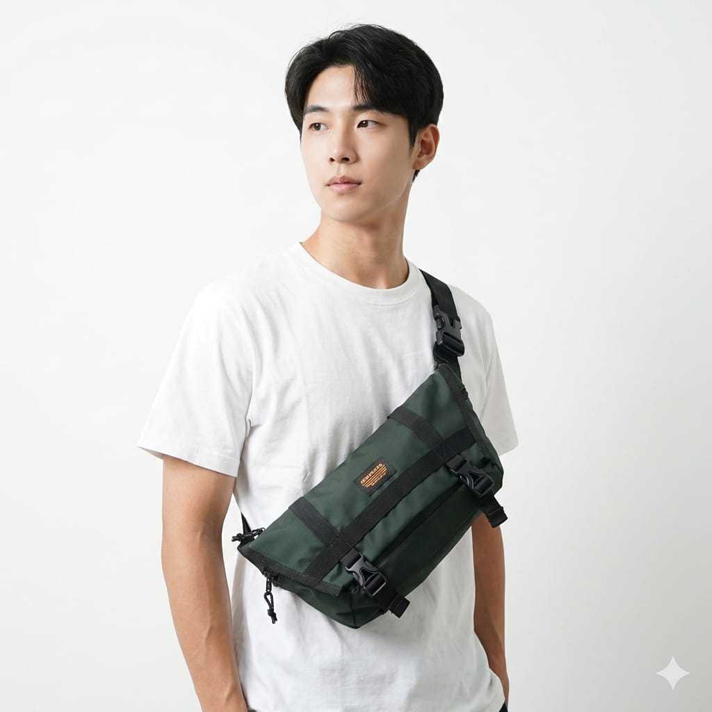 Tas Pria Waistbag Distro Waterproof Selempang Ork689 WP Crozz