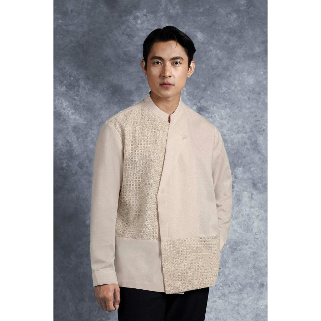 Heymale Kemeja Elok Beskap Lengan Panjang