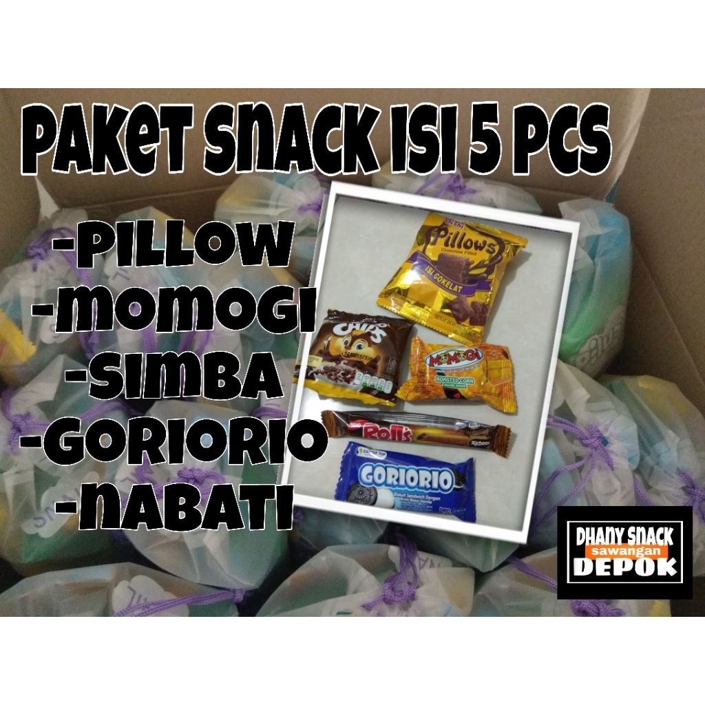 Paket snack ultah anak (paket 10 pouch) /paket snack ulang tahun anak/snack ultah/hampers ultah/pake