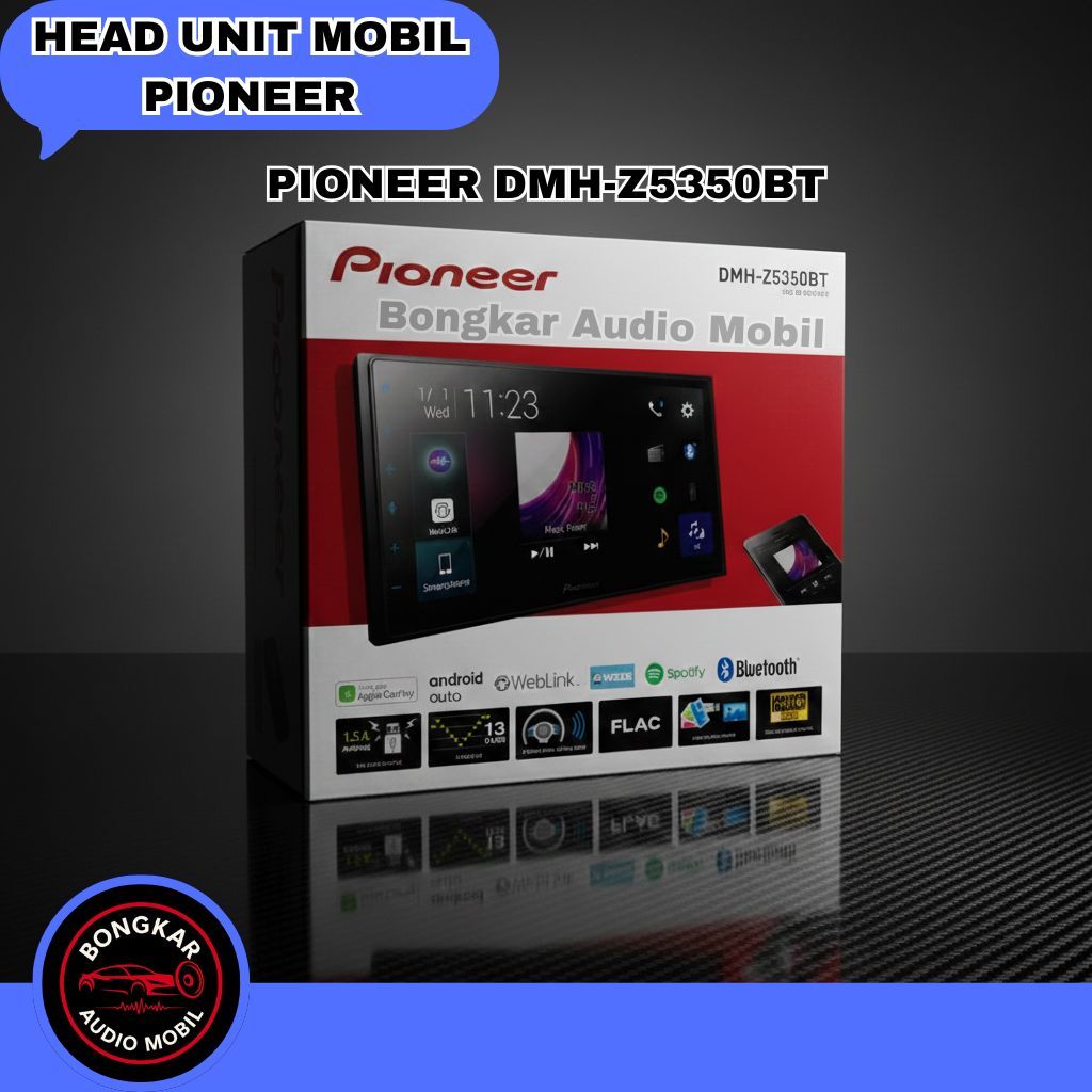 HEAD UNIT PIONEER DMH-Z5350BT / PIONEER DMH Z5350 APPLE & ANDROID 6,8 INCH