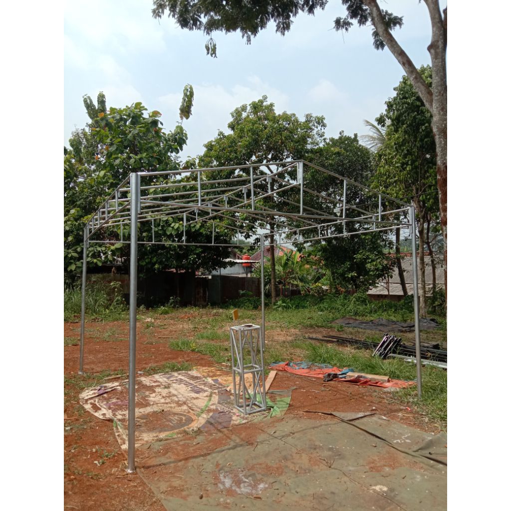 Tenda Jualan tenda pecel lele tenda warung plus terpal