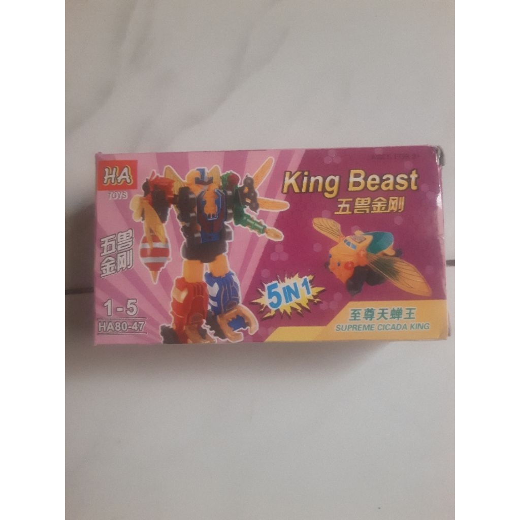 HA toys, robot insect atau serangga 5 in 1