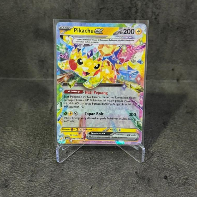 Pikachu EX RR 044/193 - Pokemon TCG Indonesia
