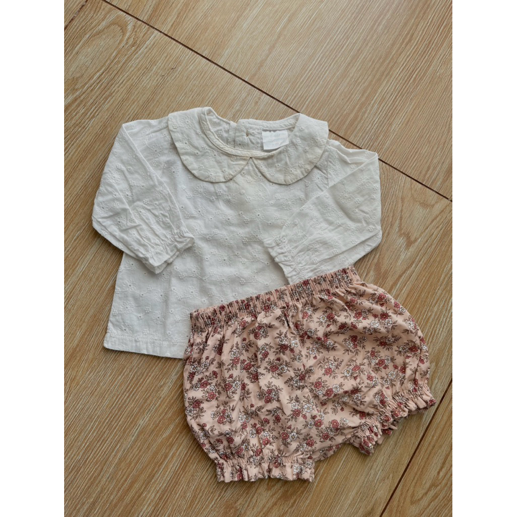 PRELOVED set baby broderie