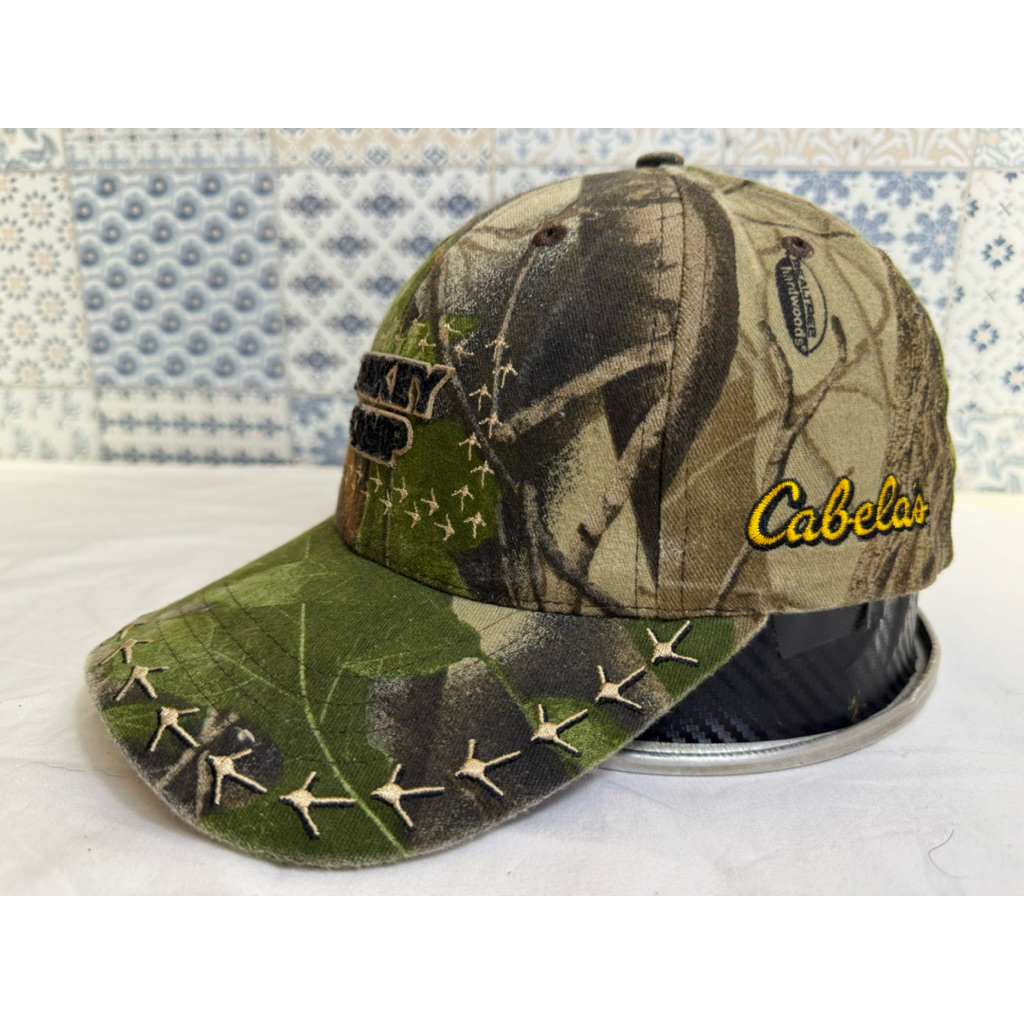 Topi Second Brand Branded RealTree Cabela's X Turkey Camp Camo Original Vintage Full Tag Official