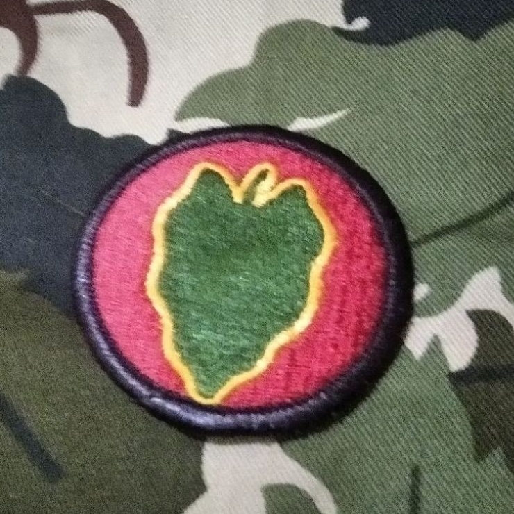 patch tentara amerika jadul patch 24 infantri us army emblem tentara amerika vintage us army 24 infa