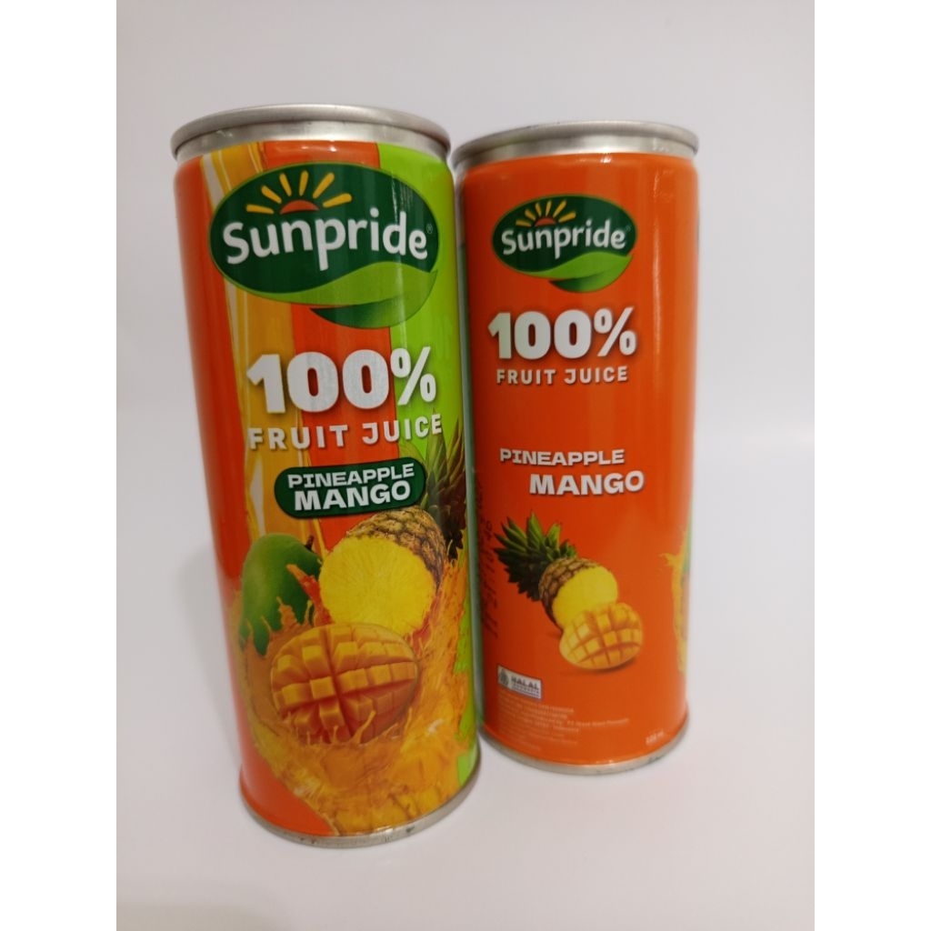Sunpride Jus Buah Nanas Mangga Kaleng 220 ml