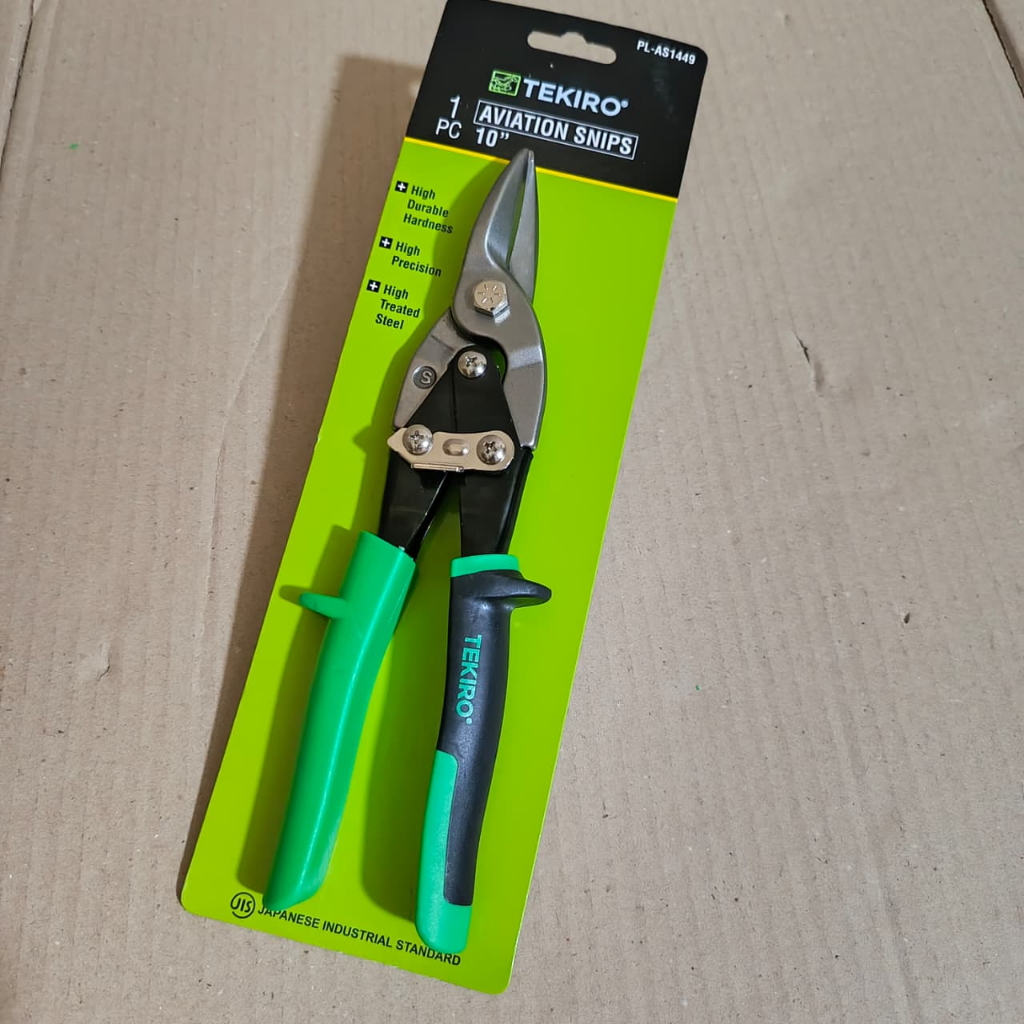 Gunting baja ringan tekiro original / gunting seng / Gunting besi / Gunting holo