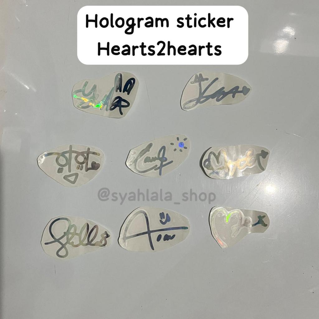 STIKER HOLOGRAM TTD HEARTS2HEARTS H2H STIKER TANDA TANGAN HOLOGRAM HEARTS2HEARTS stiker holo tanda t