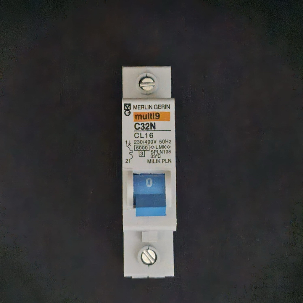 MCB Termis Merlin Gerin MG Biru Multi CL16 16A 16 Ampere