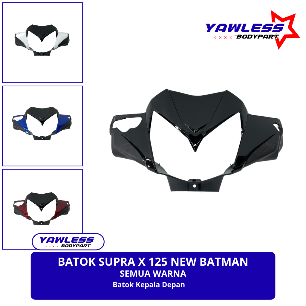 batok depan supra x 125 batman /  batok lampu supra x 125
