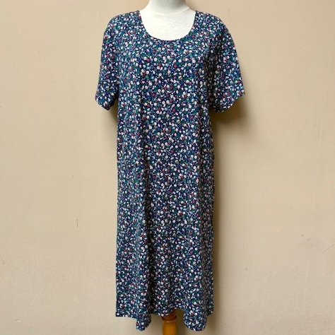 Daster dewasa jumbo big size kaos katun lembut / dress / baju tidur dewasa Nessa
