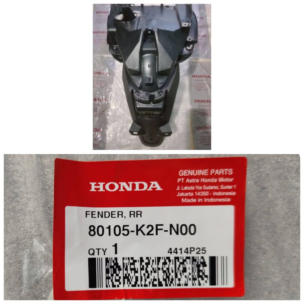 AHM ORIGINAL HONDA FENDER RR spakbor slebor selebor belakang scoopy scopy 2021 2024