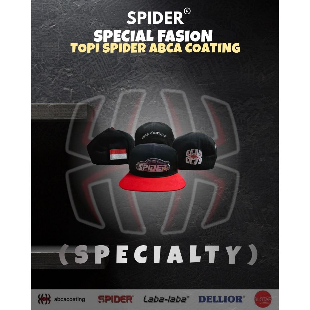 Topi Spider Paint