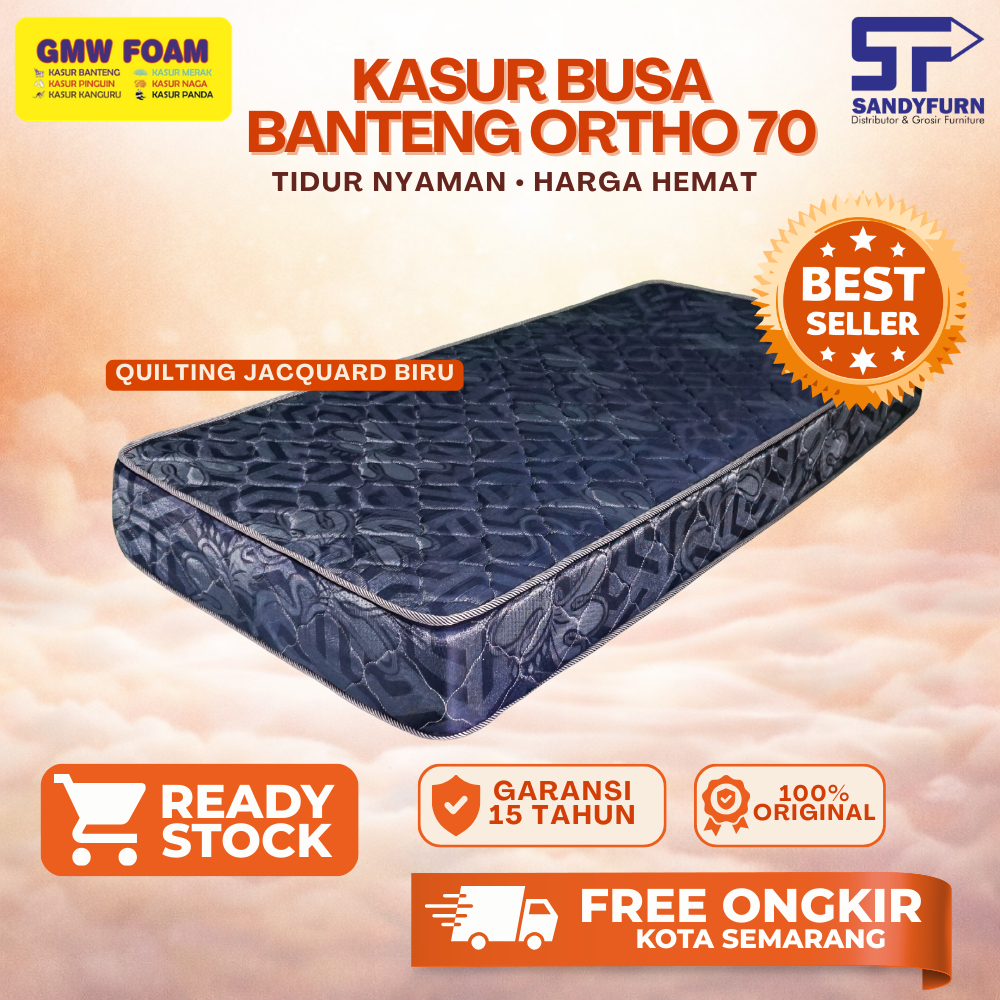 Kasur Busa Rebounded GMW Foam - Banteng Ortho 70 - Knitting